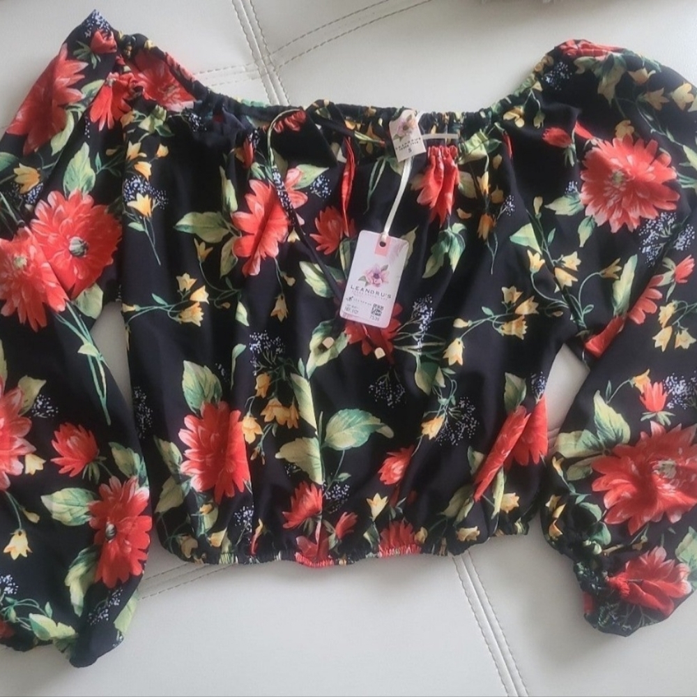 Floral top size S